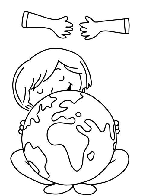 Earth Day Coloring Pages For Kids