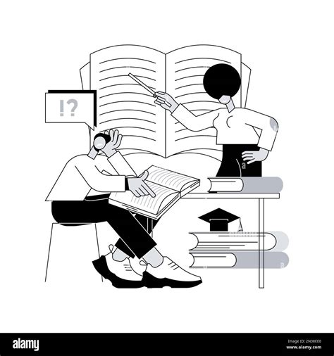 Illiteracy abstract concept vector illustration. Learning difficulties disability, inability to ...