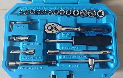 Taparia S14HXL 1/2-Inch Square Drive Socket Set Hand Tools for ...