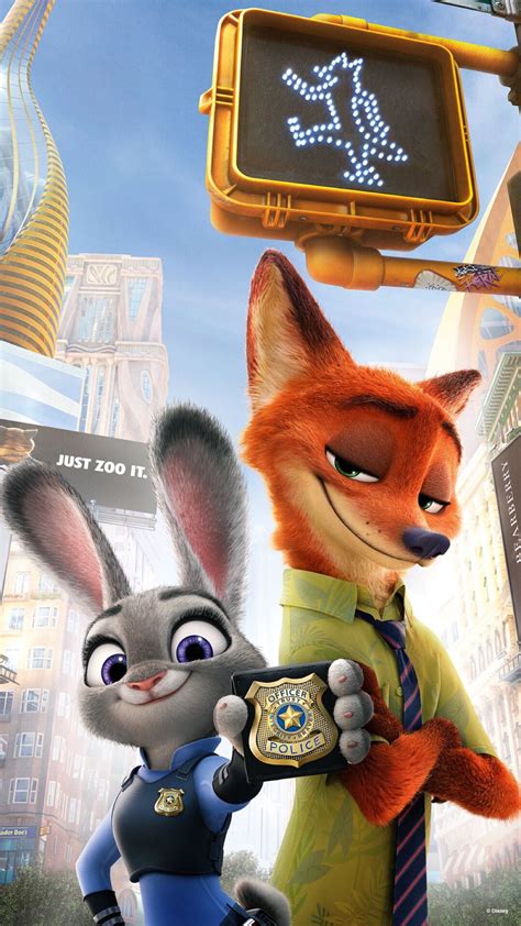 Officer Judy Hopps and con artist Nick Wilde | Zootopia, Disney wallpaper, Disney animation