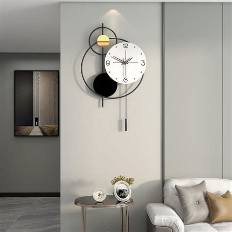 Amazon.com: JUJUDA Large Modern Wall Clock for Living Room Decor 24 ...