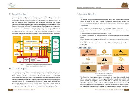 REUSE OF TREATED WASTEWATER IN INDUSTRIES | CEPT - Portfolio