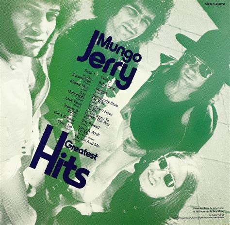 Mungo Jerry. Mungo Jerry's Greatest Hits – Bertelsmann Vinyl Collection
