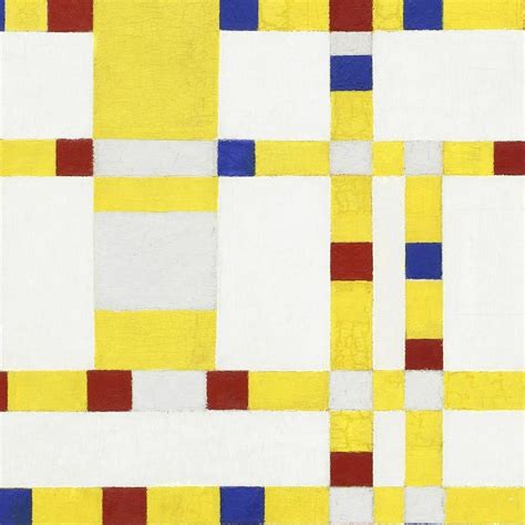 Broadway Boogie Woogie Piet Mondrian canvas print