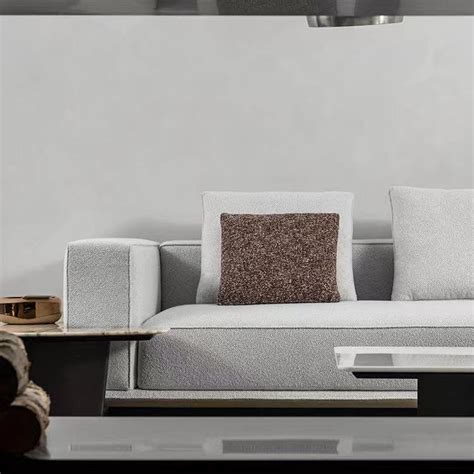 Sectional Modular Sofa with Chaise Longue - Milano Interiors