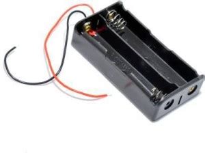 SHIVANTECH 18650 Battery Holder Black Electronic Components Electronic ...