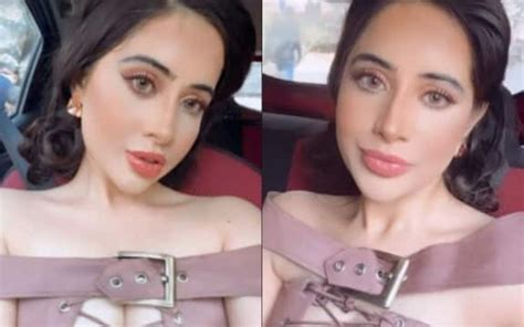 Urfi Javed wore a front cutout dress watch video users reaction