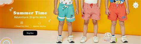 Shop Subtle Shorts For Boys | Half Pants For Kid Boys Online – Spunkies