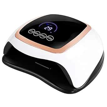 168W Quick-Dry Nail Phototherapy Machine High Definition Liquid Crystal ...