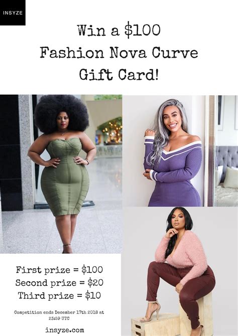 Fashion Nova curve gift card