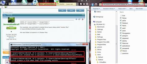 Image result for Mklink Cannot Create a File When That File Already Exists