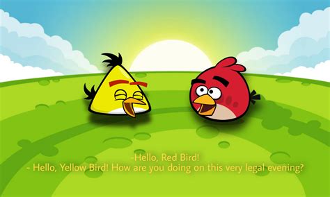 Angry Birds Yellow Bird Wallpaper