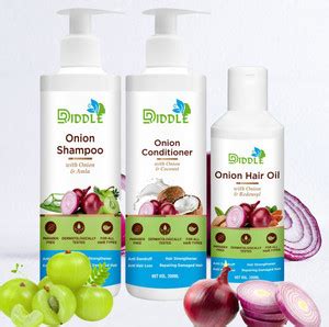 DRIDDLE Anti Hair Fall Spa Range with Onion Hair Oil + Onion shampoo ...
