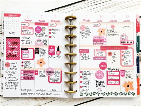 The Happy Planner Stickers - Simple Planner Setup
