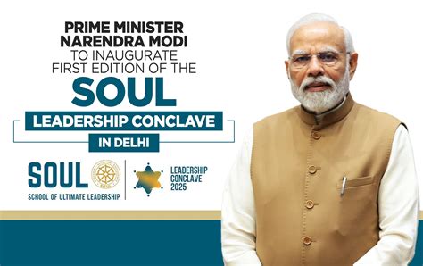 Prime Minister Narendra Modi to inaugurate first edition of the SOUL ...
