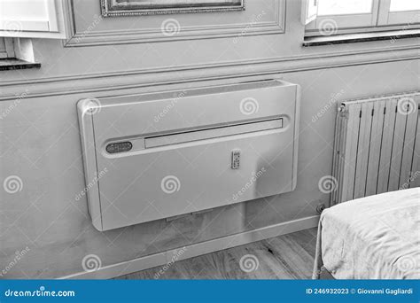 Modern Air Conditioner Inside an Apartment Stock Image - Image of ...