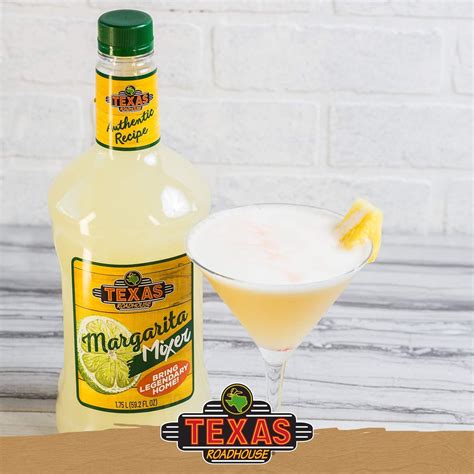 Texas Roadhouse Authentic Margarita Drink Mix - 1.75 Liter Bottle (59.2 ...