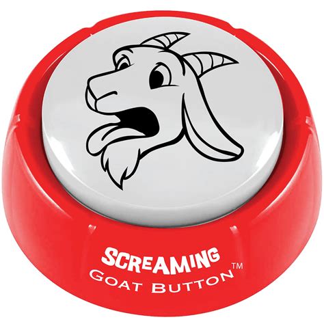 Buy NOVELTY888 TALKING BUTTON Screaming Goat Button | Gag Gifts For Men ...