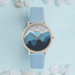 Joker & Witch Joker & Witch Blue Valley 36mm Printed Dial Faux Leather ...