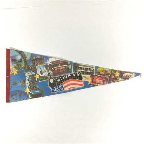 Vintage OPRYLAND USA Amusement Park Souvenir Pennant Flag | #1935070523
