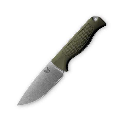 Benchmade Steep Country Fixed Blade Knife Dark Olive - Smoky Mountain ...