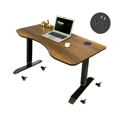Buy MAGARI Electric Standing Desk with Wheels/Power Outlets, 48” x 24 ...