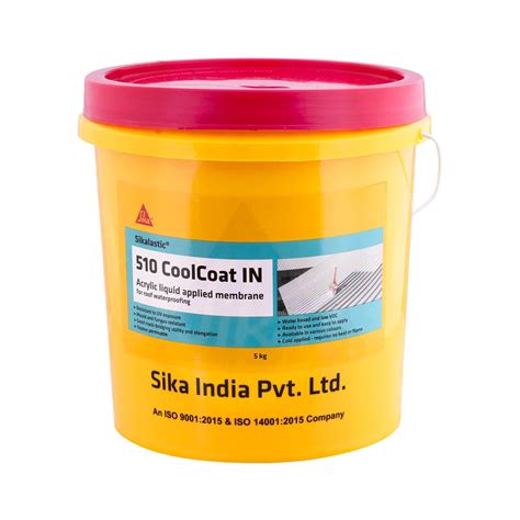 SIKA - Cool Roof - Sikalastic-510 CoolCoat in, Grey - Acrylic Liquid ...