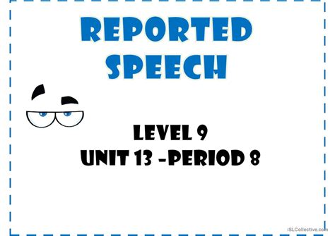 Image result for Reported Speech Tutorial