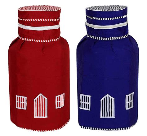 Buy Kuber Industries 2 Pieces Cotton Dust-Water Proof LPG Gas Cylinder ...