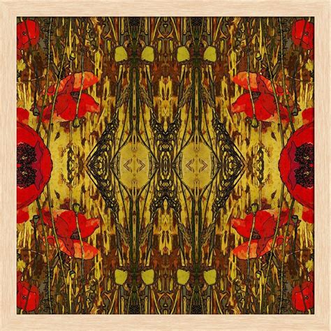 ArtzFolio Art Nuvo Colorful Ornamental Tabletop Painting Natural Brown ...