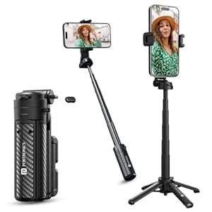 Portronics Lumistick Air 2-in-1 Smart Selfie Stick with Quadripod Stand ...