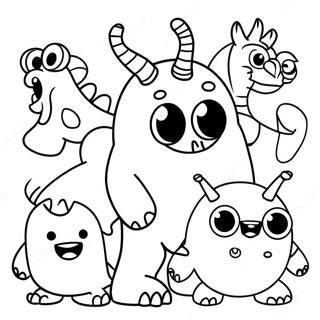 Image result for ClassDojo Monster Coloring Pages