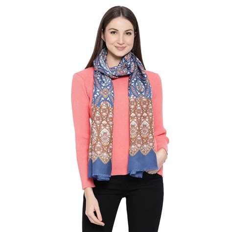 Buy Amrapaali Blue Stole Online | Shingora