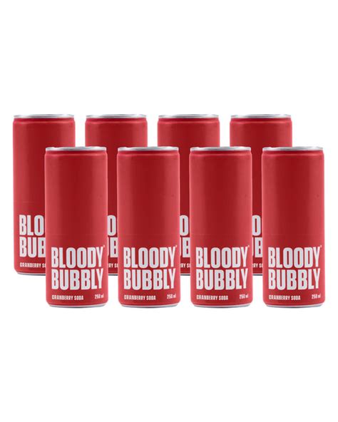 Cranberry Soda By Bloody Bubbly | Pack Of 8 – ELX
