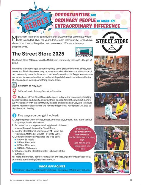 The Street Store 2025 - Midstream Heroes, Olifantsfontein Primary ...