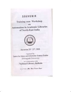 Internet services - usages in academic library, In-Souvenir "Training ...