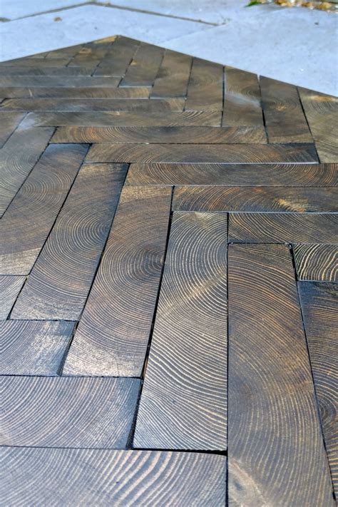 End Grain Flooring: Unique Wood Tile Flooring