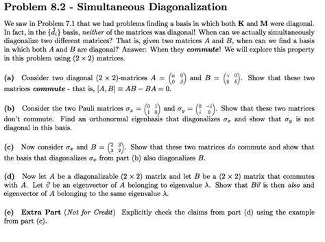 Image result for Simultaneous Diagonalization