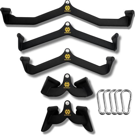 LAT Pulldown Attachment,Back Tricep Bar Strength Training,Handle Grips ...