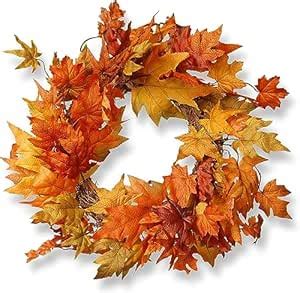 Buy National Tree 24 Inch Maple Wreath (RAHV-SW060135A) Online at Low ...