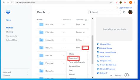Image result for How to Download Dropbox Files to Computer