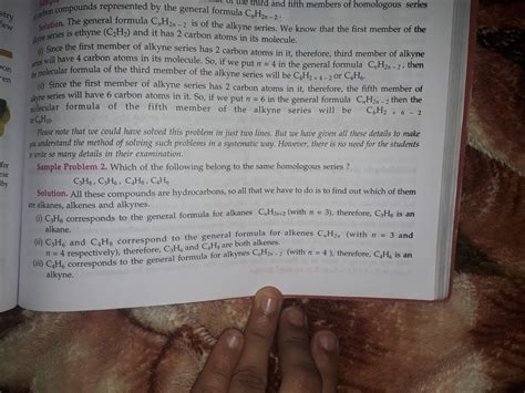 (a) Give the molecular formula of one h Homologue of each of the ...