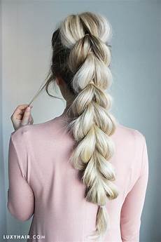 How To Braid Hair Style by How To Pull Through Braid Braided Hairstyles Hair How To Braid Hair Style