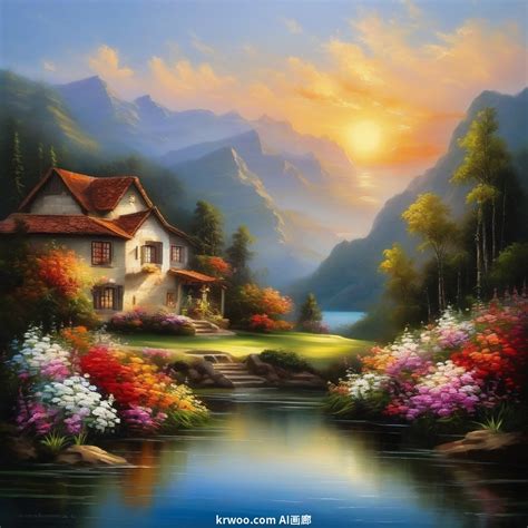 Ai 绘制风景图 的图像结果