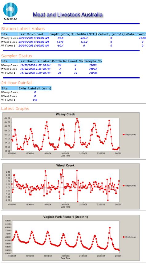 Report Data Items 的图像结果