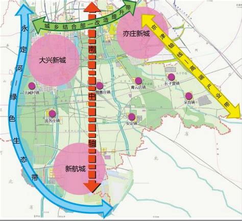 北京大兴区地铁规划图_平面设计图