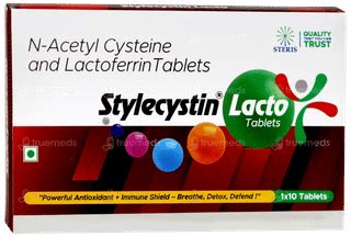 Stylecystin Lacto Tablet 10 - Uses, Side Effects, Dosage, Price | Truemeds