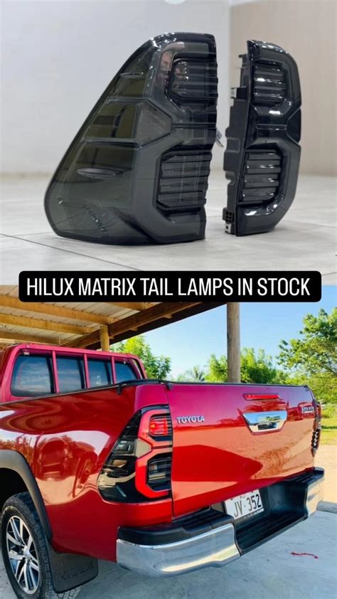 LED Tail Light Assembly Compatible Toyota Hilux , Rear Brake Lamp Tail ...