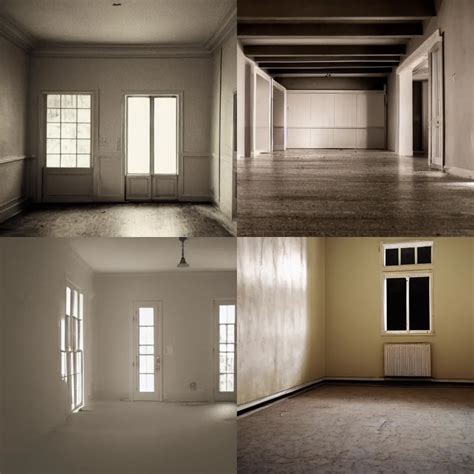 a liminal space of an empty house | Stable Diffusion