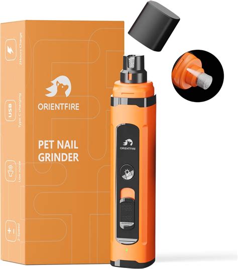 Amazon.com: orientfire Pet Nail Grinder Quiet (45db), Professional 2 ...